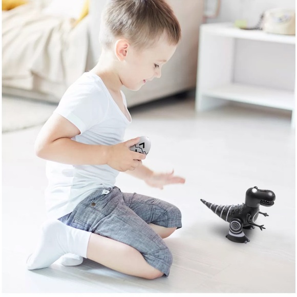 🦖 SHARPER IMAGE Mini RC Robotosaur Dinosaur - Picture 6 of 11